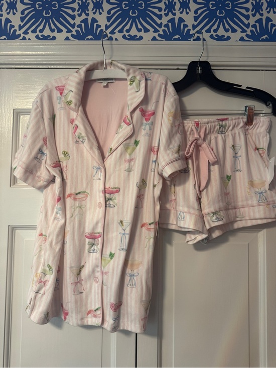 PJ Salvage Other - PJ Salvage Pastel Cocktail Print Short Pajama Set